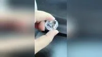 도매 느슨한 보석 심장 모양 드 컬러 Moissanite 합성 합리적인 가격 Moissanite 돌